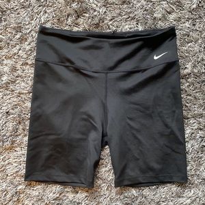 Black Nike Dri-Fit Spandex Workout Bike Shorts 6”